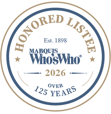 2026 Marquis Who's Who Honored Listee badge